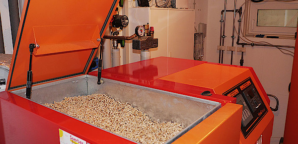 Pelletheizung bei Liebig Haustechnik in Fulda