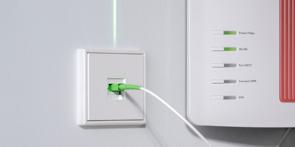 Die neuen Glasfaser-Anschlussdosen bei Liebig Haustechnik in Fulda